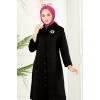 Düğmeli Basic Tunik 3012KTR750 Siyah