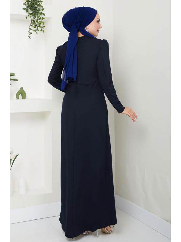 Drape Detaylı Elbise ASM2743 Laci