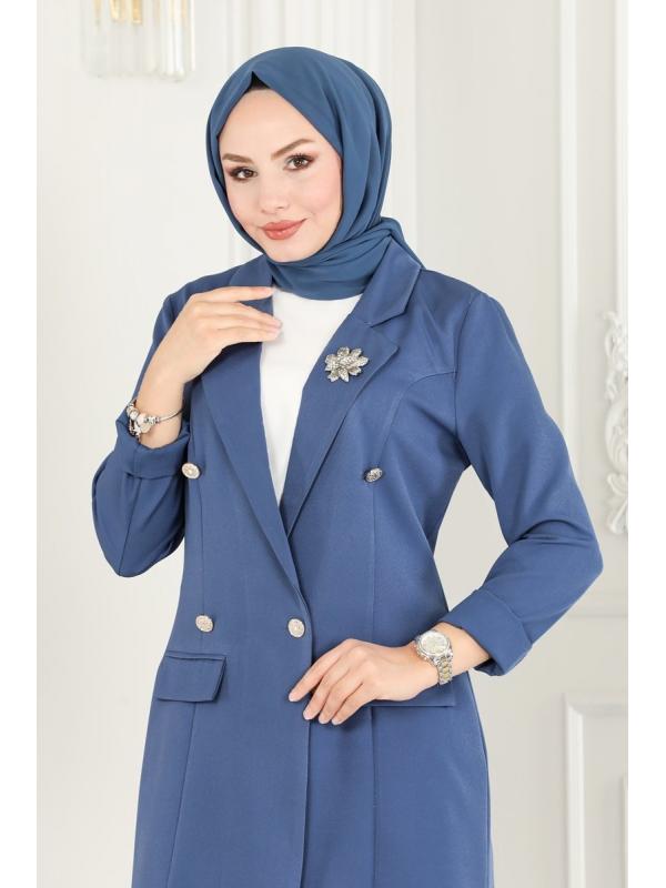 Blazer Ceketli İkili Takım 5994BSK463 İndigo