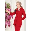 Kemerli Blazer Ceketli Takım 9037MDH809 Kırmızı