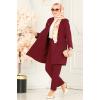 Blazer Ceketli Dabıl Takım 5795AB368 Bordo