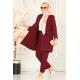 Blazer Ceketli Dabıl Takım 5795AB368 Bordo