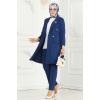 Blazer Ceketli Kışlık Takım 2662SL432 Saks