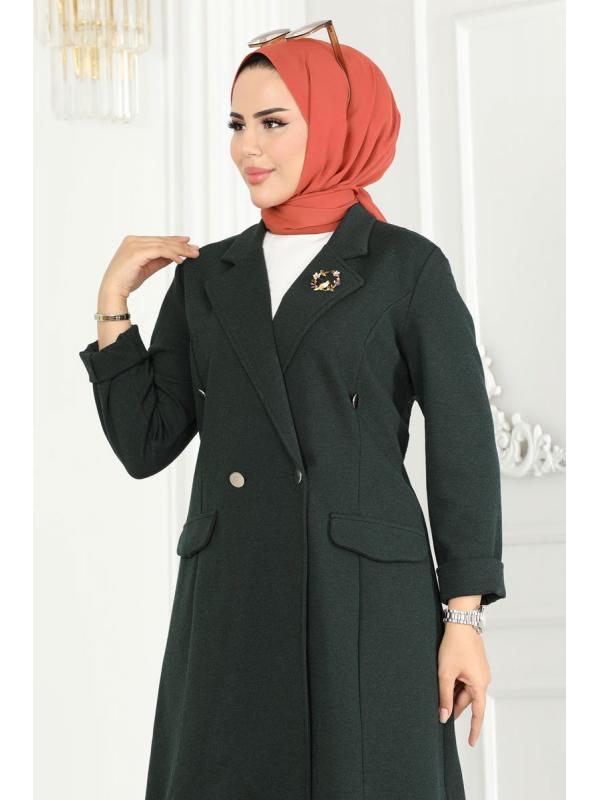 Blazer Ceketli Kışlık Takım 2662SL432 Zümrüt