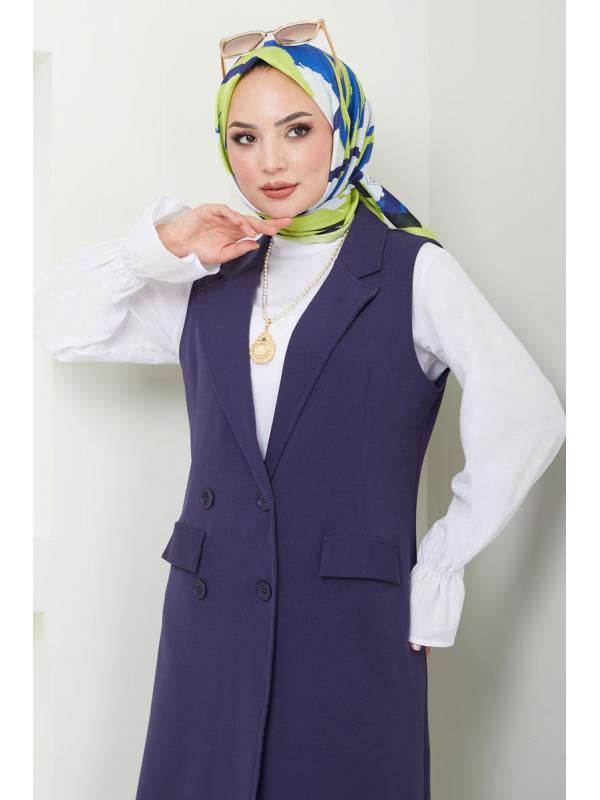 Blazer Yelekli Tesettür Takım 3016KTR750 Laci