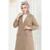 Blazer Ceketli Kışlık Takım 2662SL432 Latte