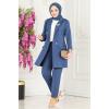 Blazer Ceketli İkili Takım 5994BSK463 İndigo