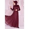 Simli Abiye Bordo ASM21040