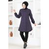 Ekose Tunik MSV1132 Mor