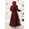 Dantelli Abiye ASM2681 Bordo