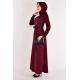 Pullu Abiye Bordo ASM2629