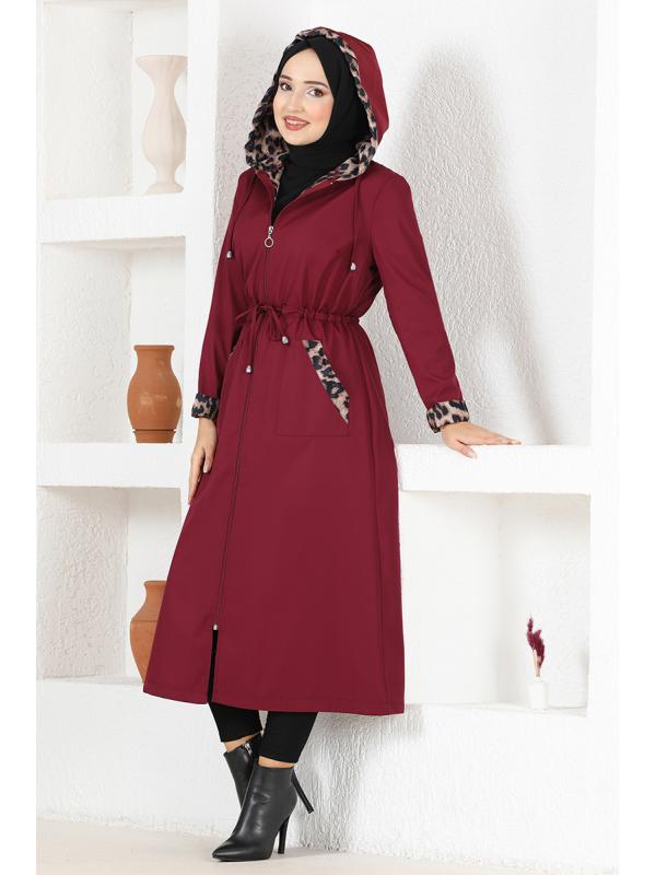 Fermuarlı Kap ASM2659 Bordo