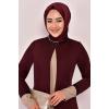 Pullu Elbise Bordo ASM2581