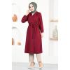 Kuşaklı Tunik TBT671 Bordo