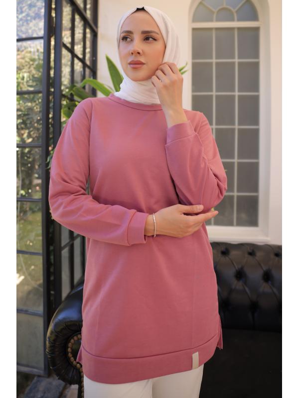 2983 Tunik Sweat Gül Kurusu