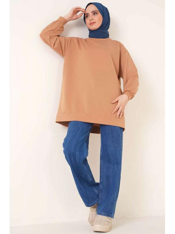 2983 Tunik Sweat Camel