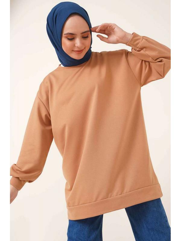 2983 Tunik Sweat Camel