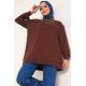 2983 Tunik Sweat Kahverengi