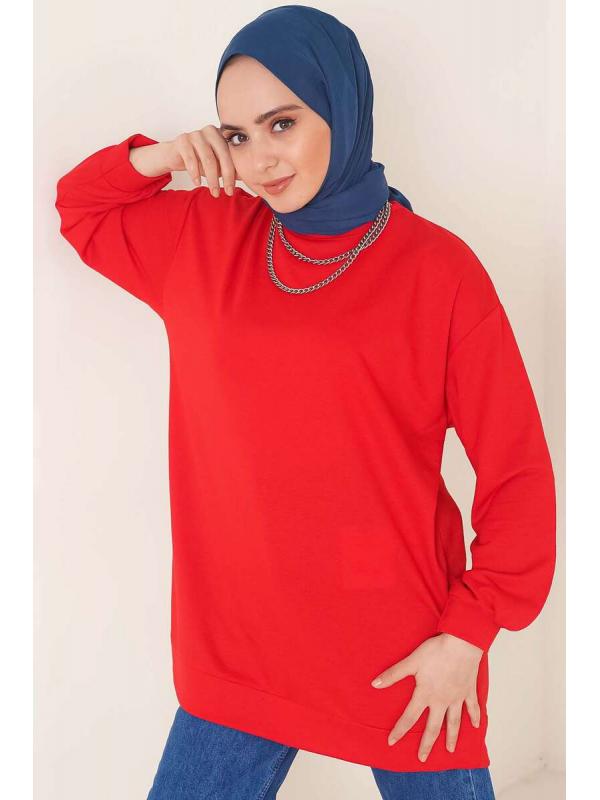 2983 Tunik Sweat Kırmızı