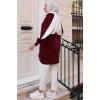 11043-10 Triko Tunik Bordo