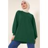 2983 Tunik Sweat Zümrüt Yeşili