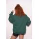 Starinci Kadın Oversize Bisiklet Yaka Sweatshirt