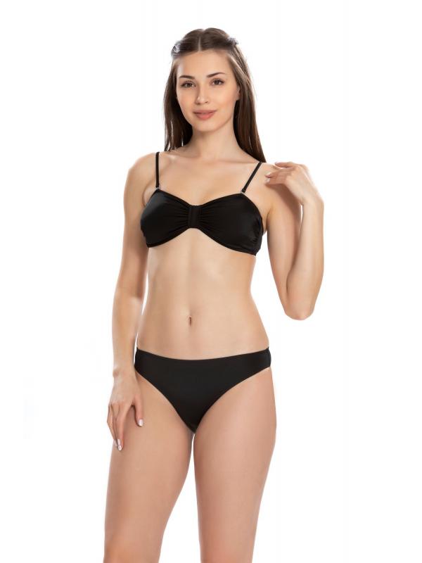 Bikini Takımı Siyah Büzgülü