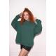 Starinci Kadın Oversize Bisiklet Yaka Sweatshirt