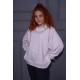 Starinci Kadın Oversize Kesim Bisiklet Yaka Crop Sweatshirt