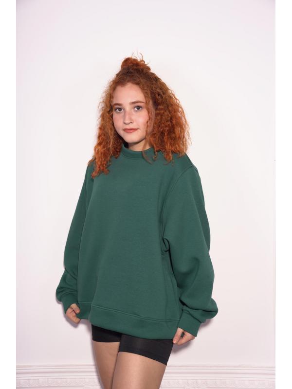 Starinci Kadın Oversize Bisiklet Yaka Sweatshirt