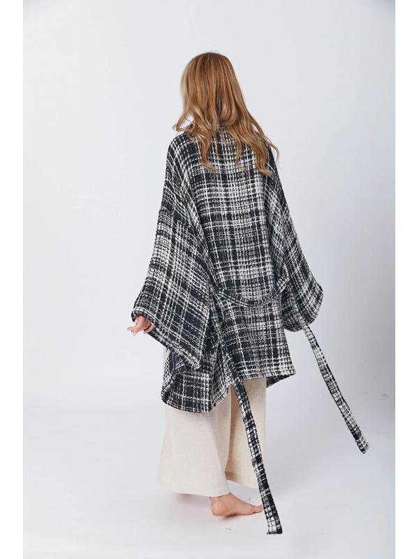 Ekose Waffle Kimono