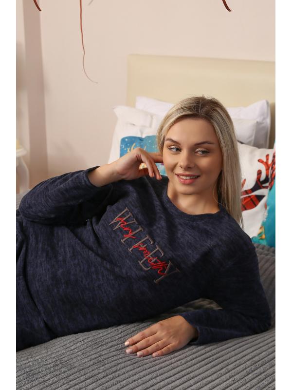 Akbeniz Welsoft Polar Kadın Pijama Takımı 8517