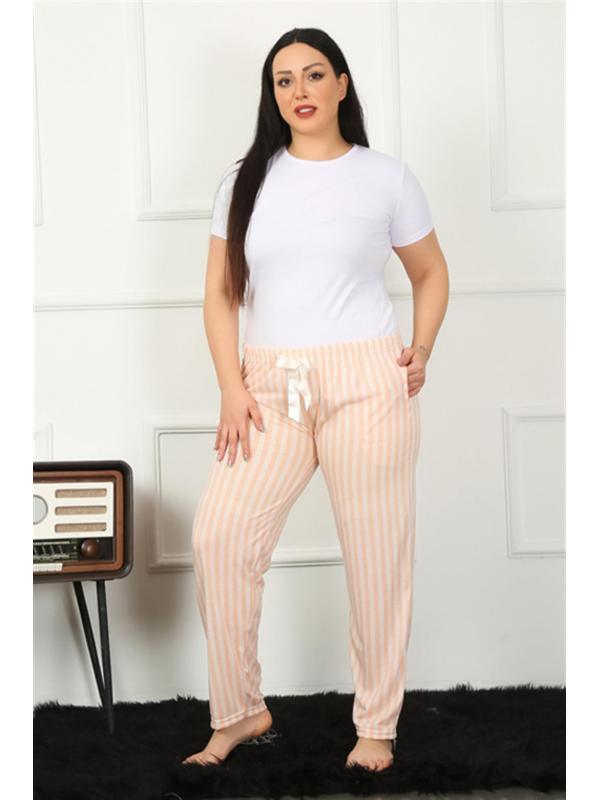 Akbeniz Kadın Pamuklu Büyük Beden Alt Pijama 27453