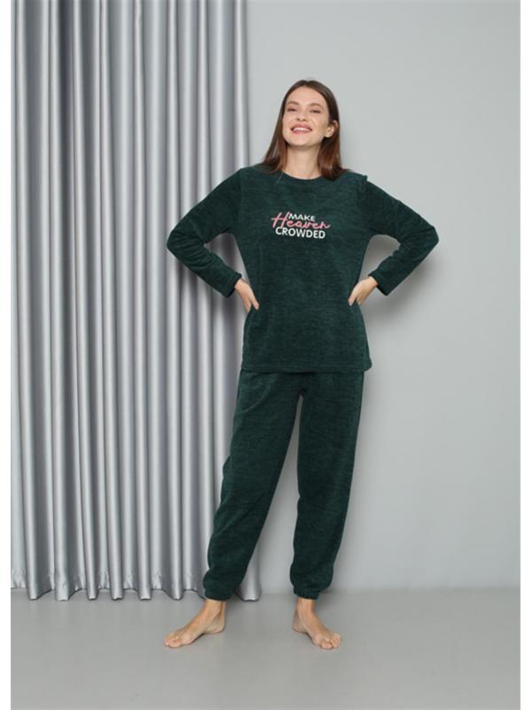 Akbeniz Welsoft Polar Kadın Pijama Takımı 8516