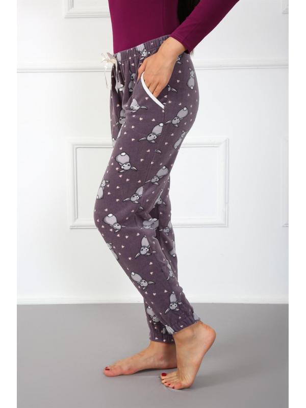 Akbeniz Bayan Welsoft Polar Tek Alt Pijama 210047