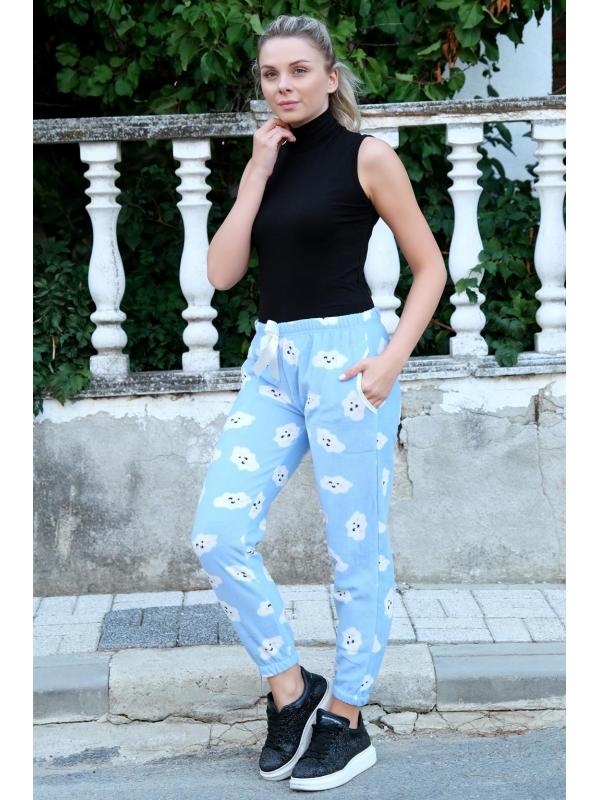 Akbeniz Kadın Welsoft Polar Tek Alt Pijama 210059