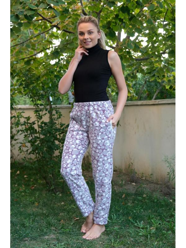 Akbeniz Kadın Welsoft Polar Tek Alt Pijama 210055