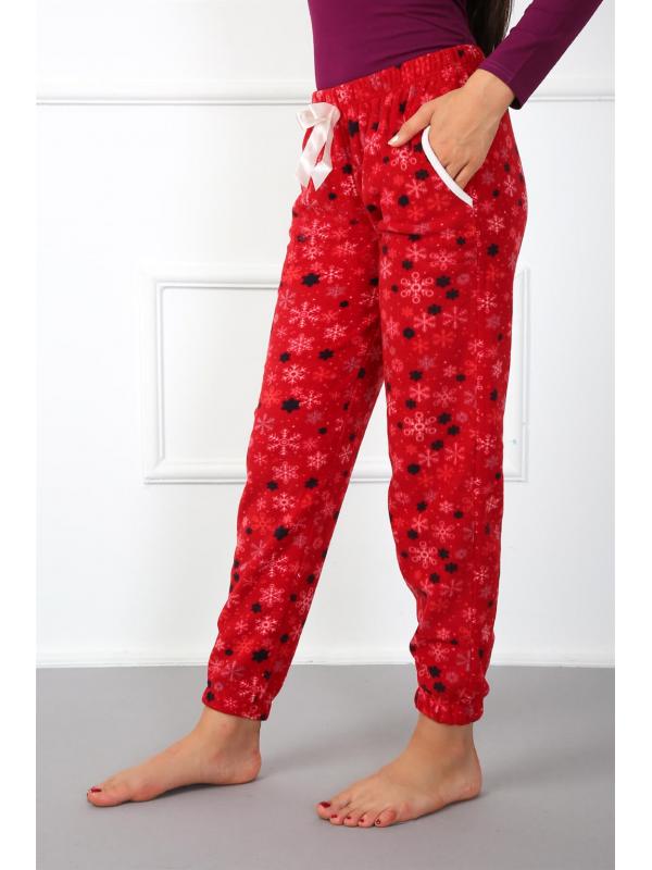 Akbeniz Bayan Welsoft Polar Tek Alt Pijama 210040