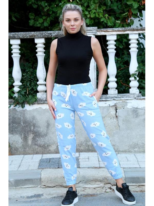 Akbeniz Kadın Welsoft Polar Tek Alt Pijama 210059