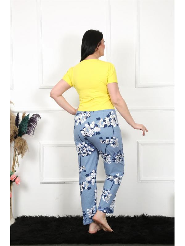 Akbeniz Kadın Pamuklu Büyük Beden Alt Pijama 27474