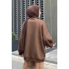 Bisiklet Yaka Oversize Sweat