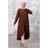 Asimetrik Kesim Tunik 1253 - Kahve