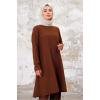 Seyal Tunik Pantolon Bürümcük Takım 1252 - Kahve