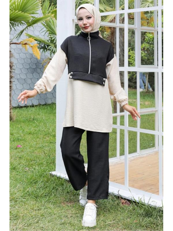 Veray Tunik Pantolon İkili Takım 931 - Siyah