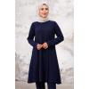 Seyal Tunik Pantolon Bürümcük Takım 1252 - Lacivert