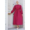 Robalı Mevlana Elbise Bordo HM2223