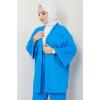 Kimono Pantolon Takım Mavi HM2434