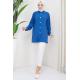 Aerobin Oversize Tunik İndigo HM2324