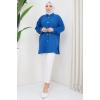 Aerobin Oversize Tunik İndigo HM2324