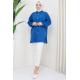 Aerobin Oversize Tunik İndigo HM2324